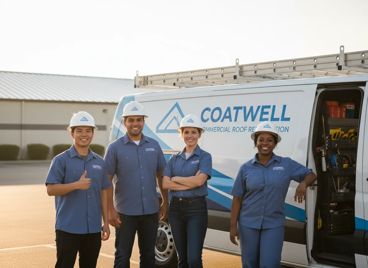 Commercial roof coating company in Heath, MA